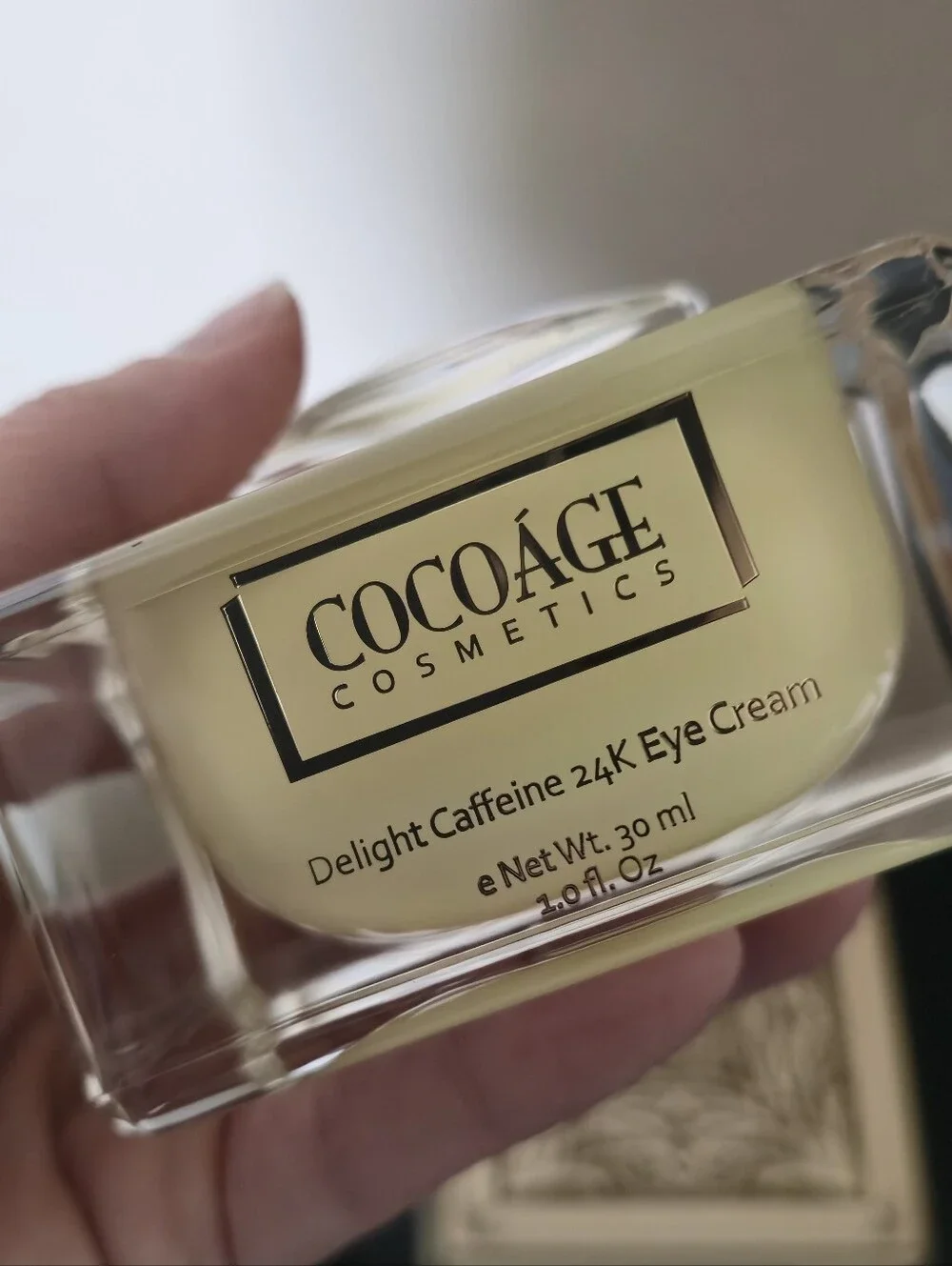 Cocoâge Delight Caffeine 24K Eye Cream NIB New